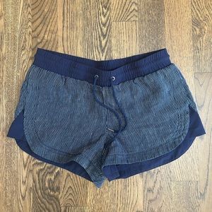 Athleta Pinstripe Shorts